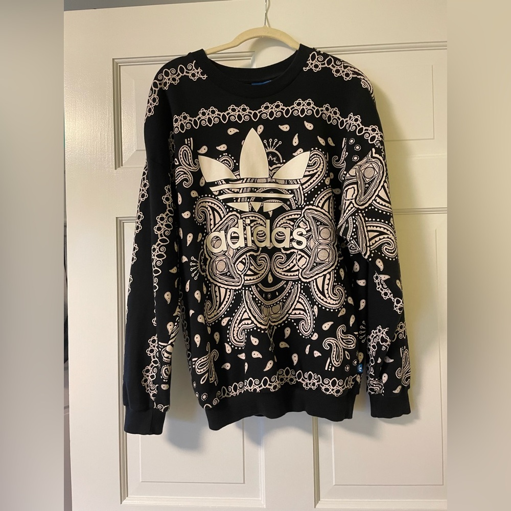 Adidas paisley crewneck